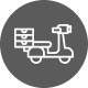 Food Delivery Accident Icon