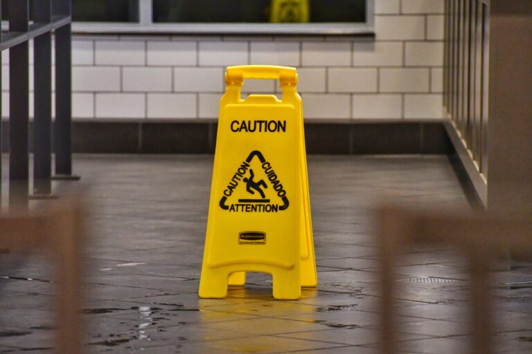 wet floor sign